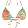 ( Nouvelle Collection ) Versace 5X000 MULTICOLOR Haut De Bikini Royal Rebellion Femme