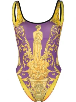 ( Nouvelle Collection ) Versace Maillot De Bain à Imprimé Graphique Femme