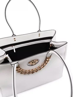 Versace Sac Cabas En Cuir à Plaque Medusa 1W00V OPTIC WHITE/ VERSACE GOLD -Pas Cher Versace Boutique 17678946 38808257 600