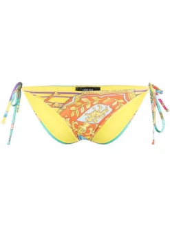 ( Nouvelle Collection ) Versace Bas De Bikini à Imprimé Baroque Femme