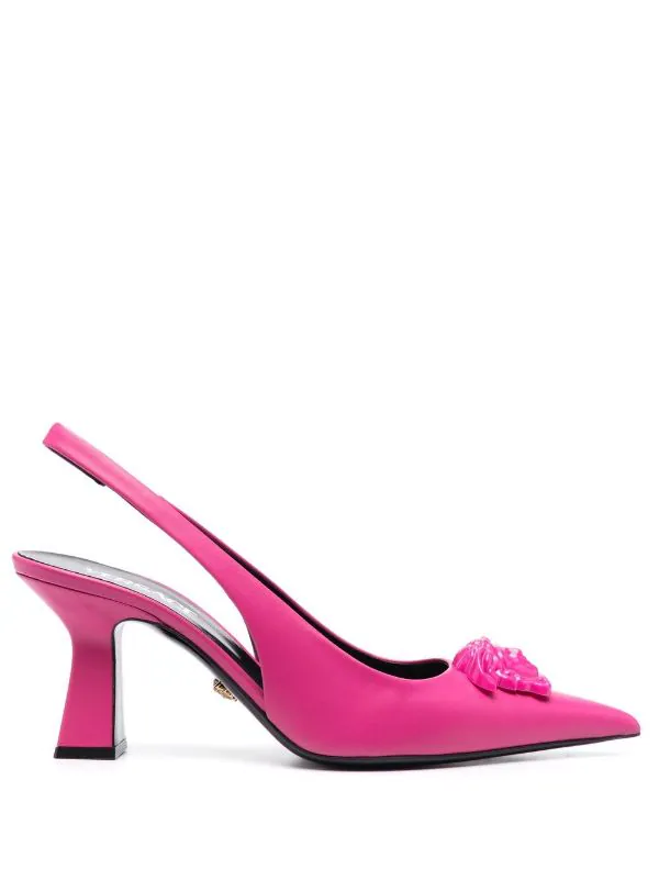 ( Nouvelle Collection ) Versace Escarpins Medusa Head à Bride Arrière 1PE80 CERISE CERISE 1 ( Nouvelle Collection ) Versace Escarpins Medusa Head à Bride Arrière 1PE80 CERISE CERISE