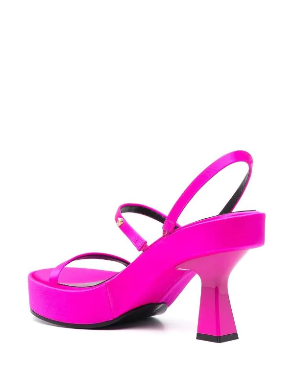 ( Nouvelle Collection ) Versace 1PE7V CERISE-ORO VERSACE Escarpins Medusa à Bride Arrière Femme 3 ( Nouvelle Collection ) Versace 1PE7V CERISE-ORO VERSACE Escarpins Medusa à Bride Arrière Femme – Image 3