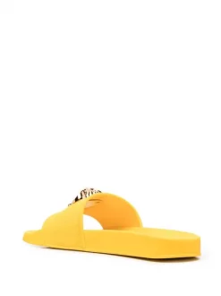 ( Nouvelle Collection ) Versace Claquettes à Plaque Medusa 1Y67V SUN+ORO VERSACE -Pas Cher Versace Boutique 17679647 38809207 600