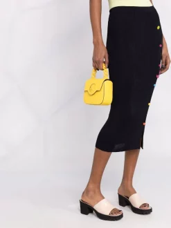 ( Nouvelle Collection ) Versace Jupe Mi-longue Safety Pin En Maille Nervurée Femme -Pas Cher Versace Boutique 17679651 38211552 600