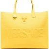 Versace Sac Cabas La Medusa En Toile 1Y70V