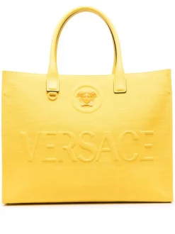 Versace Sac Cabas La Medusa En Toile 1Y70V