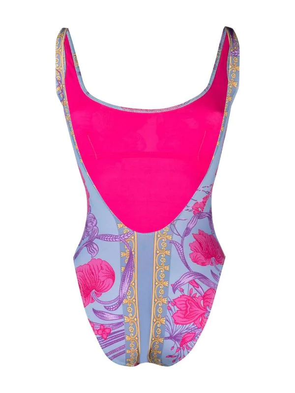 ( Nouvelle Collection ) Versace 5V250 CORNFLOWER+PRINT Maillot De Bain à Fleurs Femme 2 ( Nouvelle Collection ) Versace 5V250 CORNFLOWER+PRINT Maillot De Bain à Fleurs Femme – Image 2