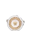 ( Nouvelle Collection ) Versace Sac Rond La Medusa En Cuir 1W00V OPTICAL WHITE-VERSACE GOLD