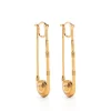 Versace Boucles D'oreilles Safety Pin Femme