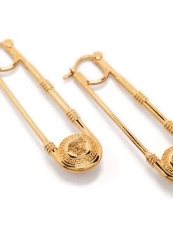 Versace Boucles D'oreilles Safety Pin Femme -Pas Cher Versace Boutique 17679724 38368871 600
