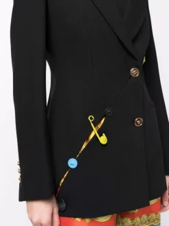 ( Nouvelle Collection ) Versace Blazer à Détail D'épingle Femme -Pas Cher Versace Boutique 17680512 38404711 600