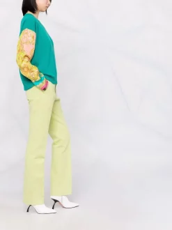 ( Nouvelle Collection ) Versace 1V560 TURQUOISE Pull Medusa Renaissance à Manches Contrastantes Femme 9 ( Nouvelle Collection ) Versace 1V560 TURQUOISE Pull Medusa Renaissance à Manches Contrastantes Femme -Pas Cher Versace Boutique 17680518 38232534 600