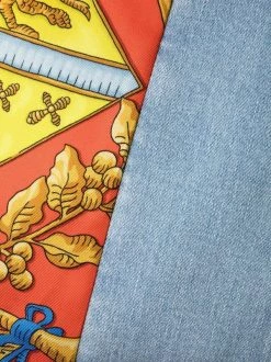 Versace Robe En Jean à Empiècements Contrastants 2D470 MEDIUM BLUE+MULTICOLOR 10 Versace Robe En Jean à Empiècements Contrastants 2D470 MEDIUM BLUE+MULTICOLOR -Pas Cher Versace Boutique 17680531 39524002 600