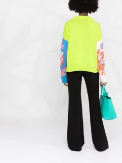 ( Nouvelle Collection ) Versace 6X110 MULTICOLOR Pull à Logo Poitrine Femme -Pas Cher Versace Boutique 17680541 c7147d80 8803 42d8 98e9 0196a68f65ad 600