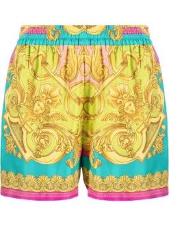 ( Nouvelle Collection ) Versace Short à Imprimé Medusa Renaissance Femme