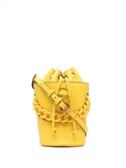 ( Nouvelle Collection ) Versace 1Y70V YELLOW YELLOW VERSACEGOLD Sac Seau Medusa Head Femme