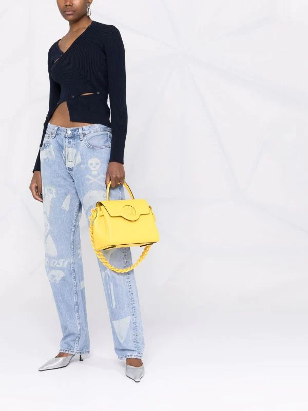 ( Nouvelle Collection ) Versace Sac à Man La Medusa Médium 1Y70V YELLOW-YELLOW 2 ( Nouvelle Collection ) Versace Sac à Man La Medusa Médium 1Y70V YELLOW-YELLOW – Image 2