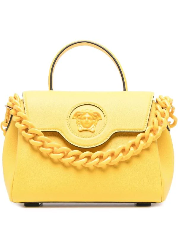 ( Nouvelle Collection ) Versace Sac à Man La Medusa Médium 1Y70V YELLOW-YELLOW 1 ( Nouvelle Collection ) Versace Sac à Man La Medusa Médium 1Y70V YELLOW-YELLOW