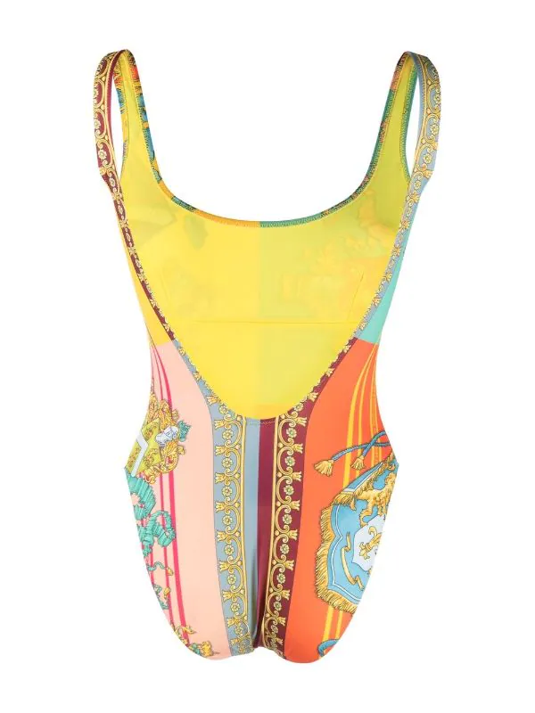 ( Nouvelle Collection ) Versace 5X000 MULTI COLOR Maillot De Bain à Imprimé Graphique Femme 2 ( Nouvelle Collection ) Versace 5X000 MULTI COLOR Maillot De Bain à Imprimé Graphique Femme – Image 2