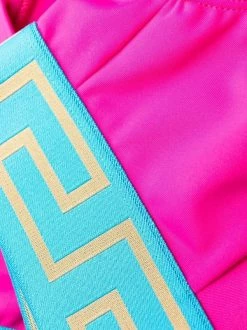 ( Nouvelle Collection ) Versace 2P890 CERISE+TEAL Haut De Bikini à Logo Femme -Pas Cher Versace Boutique 17680649 38672486 600