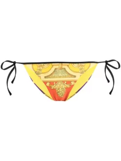 ( Nouvelle Collection ) Versace Bas De Bikini à Design Réversible Femme