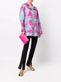 Versace Porte-cartes En Cuir à Plaque Medusa Femme -Pas Cher Versace Boutique 17680655 38404635 600