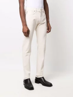 ( Nouvelle Collection ) Versace Jean à Coupe Skinny 1D210 ECRU -Pas Cher Versace Boutique 17681296 38404669 600