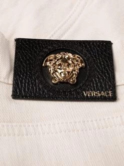 ( Nouvelle Collection ) Versace Jean à Coupe Skinny 1D210 ECRU -Pas Cher Versace Boutique 17681296 38406571 600