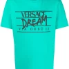 ( Nouvelle Collection ) Versace T-shirt à Slogan Imprimé Homme