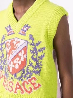 ( Nouvelle Collection ) Versace Débardeur En Maille à Logo Homme -Pas Cher Versace Boutique 17681316 38805776 600