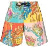 Versace Short De Bain à Imprimé Baroque 5X000 MULTICOLOR