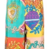 ( Nouvelle Collection ) Versace Short Royal Rebellion En Soie Homme