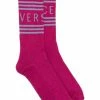 ( Nouvelle Collection ) Versace 2P910 Chaussettes à Logo Intarsia Femme