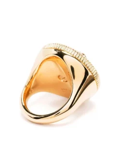 Versace Chevalière à Plaque Medusa 4J120 VERSACEGOLD BLACK -Pas Cher Versace Boutique 17681341 38958653 600