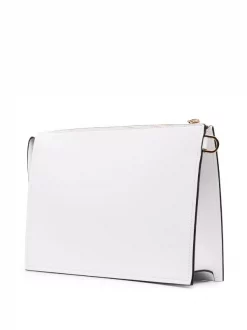 Versace Pochette En Cuir à Logo Madusa 1W00V OPTICAL WHITE/ VERSACE GOLD -Pas Cher Versace Boutique 17682091 38464835 600