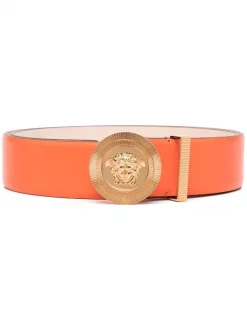 ( Nouvelle Collection ) Versace 1O53V ORANGE Ceinture Medusa à Boucle Logo Homme