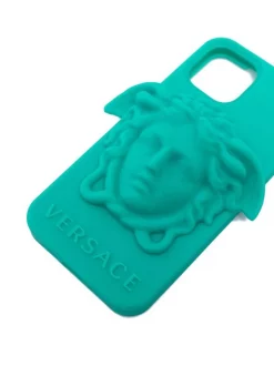 ( Nouvelle Collection ) Versace 1V560 TURQUOISE Coque D'iPhone 13 à Détail Medusa Homme -Pas Cher Versace Boutique 17682118 38404913 600