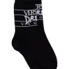 ( Nouvelle Collection ) Versace Chaussettes Dream à Logo Imprimé Femme