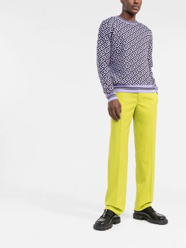 ( Nouvelle Collection ) Versace Pantalon à Coupe Droite Homme 2 ( Nouvelle Collection ) Versace Pantalon à Coupe Droite Homme – Image 2