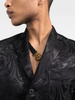 ( Nouvelle Collection ) Versace Blazer Medusa Biggie En Jacquard 1B000 BLACK -Pas Cher Versace Boutique 17683002 bb2108da 21ff 48c2 9656 0bff51348ff9 600