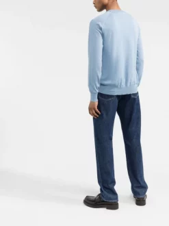 ( Nouvelle Collection ) Versace 1V540 LIGHT BLUE Pull En Maille Fine à Motif Medusa Brodé Homme -Pas Cher Versace Boutique 17683007 6165bda0 88a5 4696 a7f8 86caa49b0f03 600