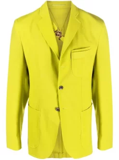 ( Nouvelle Collection ) Versace Blazer à Sangle Poitrine Homme