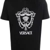 ( Nouvelle Collection ) Versace T-shirt à Imprimé Medusa 1B000 BLACK