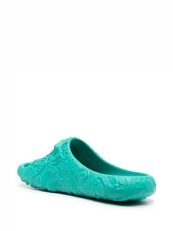 ( Nouvelle Collection ) Versace 1V560 TURQUOISE Claquettes Medusa Dimension Homme -Pas Cher Versace Boutique 17683022 38967294 600