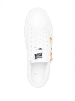( Nouvelle Collection ) Versace 1W01V BIANCO ORO VERSACE Baskets Medusa à Détail D'épingle à Nourrice Homme -Pas Cher Versace Boutique 17683027 39063871 600