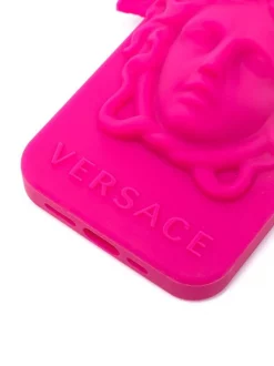 ( Nouvelle Collection ) Versace Coque D'iPhone 13 à Détail Medusa 1PE70 FUXIA -Pas Cher Versace Boutique 17683030 38406593 600