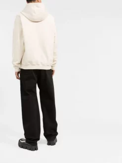 ( Nouvelle Collection ) Versace 1K100 Ecru Hoodie à Empiècements Contrastants Homme -Pas Cher Versace Boutique 17683031 208bbf2d 5c9d 4d56 a2f4 e61c6759cc09 600