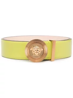 ( Nouvelle Collection ) Versace 1GB0V CITRON Ceinture à Boucle Medusa Homme
