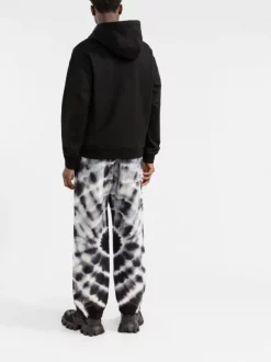 ( Nouvelle Collection ) Versace 1B000 BLACK Hoodie Zippé à Logo Imprimé Homme -Pas Cher Versace Boutique 17683039 1f81f8a8 84c2 405f a6ac 4516cfd2a957 600