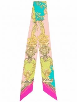 Versace Foulard En Soie à Imprimé Baroque Femme